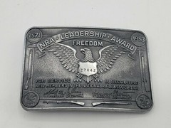 1871-1983 NRA Leadership Award Freedom #27642 Belt Buckle