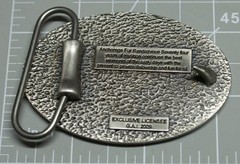 2009 Fur Rendezvous Belt Buckle Multi – Colored Eskimo Brand New A251