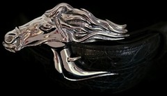 AB STEEL by AL BERES BUCKLES! #ST105 1 PIECE ARABIAN HORSE BUCKLE ONLY! NO BELT!