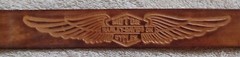 Harley Davidson 70&rsquo;s AMERICAN Bald Eagle General Leather Pewter Belt Buckle USA