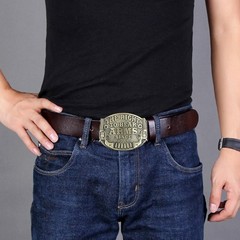 Men Fashion Belt Buckle Multiple Type Metal Relief Teens Rock Waist Belt Buckle