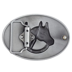 Horse Men&rsquo;s Belt Buckle Western Cowboy Native American (HRS-03-S)