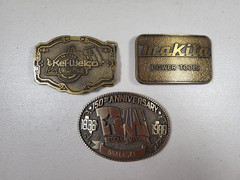 Mixed Wholesale Lot 13 Belt Buckles Brass Metal Western Rodeo Power Tools Eagle