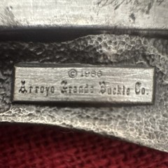 Arroyo Grande Buckle Co American Oil Worker 1986 Belt Buckle LE #361/5000 1.5&Prime;