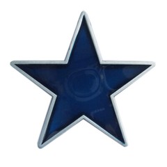 Blue Enamel Star Metal Fashion Belt Buckle