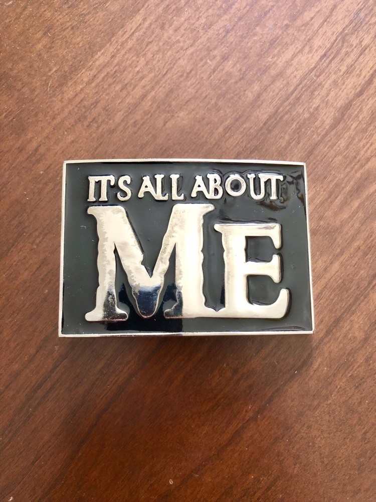 It’s All About Me Selfish Funny With Bottle Opener Metal Unisex Men Belt Buckle