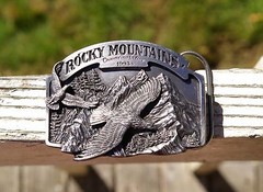 Rocky Mountains Commemorative 1993 Siskiyou Belt Buckle # 206 of 2500 Oregon