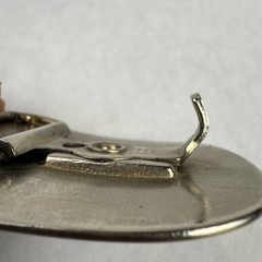 Vintage Large Mouth Bass Belt Buckle Made in USA 2.75” x 2.25” Good Weight Clean