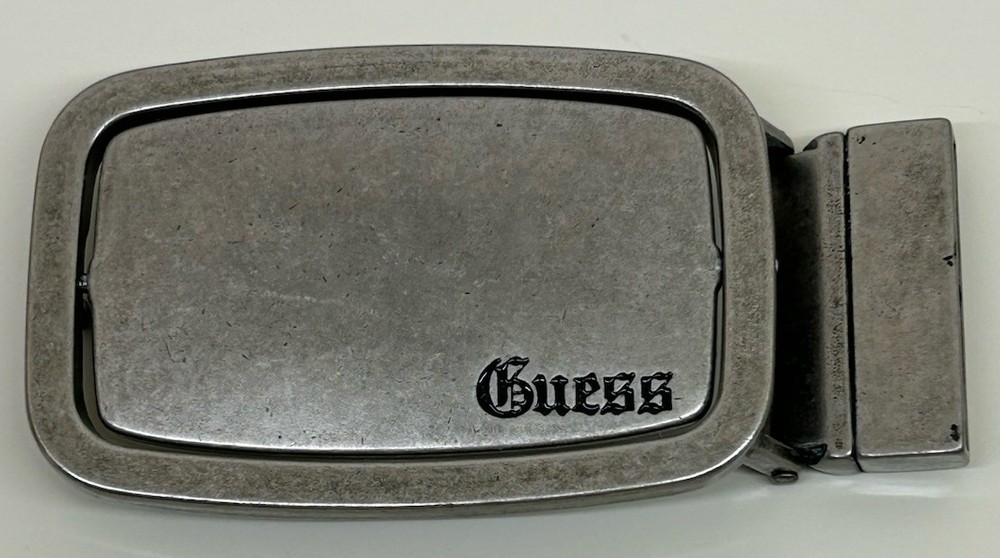 Guess Belt Buckle Only, Reversible 2 Sided Flip