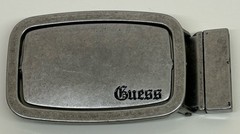 Guess Belt Buckle Only, Reversible 2 Sided Flip