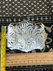Western Buckle Gold Black Silver Rooster Cowboy 2 »Buckle Hebilla Vaquero Gallo