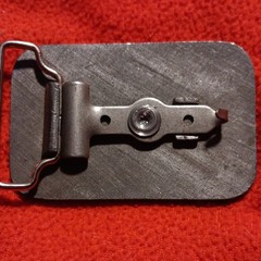 Diamond-Star Motors Construction Safety Award Belt Buckle Silver 1.5in