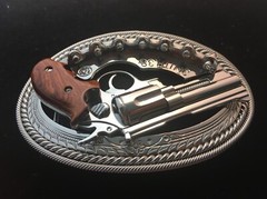 (MADE BY ORDER) BUCKLE HANDMADE STAINLESS STEEL WESTERN STYLE GUN SMITH.38 #3