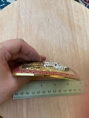 Western Buckle Gold Silver Red Horse Head Buckle Cowboy 2 » Hebillas Vaqueras