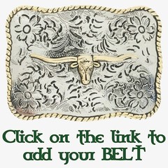 Longhorn Western Belt Buckle USA Cowboy Rodeo Bull Head Ox Texas Biker
