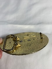 Letter “U” Belt Buckle Western Cowboy Casual Fashion Style Silver/Gold 3 3/4&Prime;