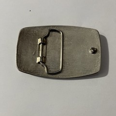 VTG 1982 Knoxville Tennessee worlds fair red and silver belt buckle!