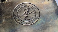 VINTAGE MAINE ANTIQUE POWER ASSN. BELT BUCKLE NORTHWEST BRASS WORKS