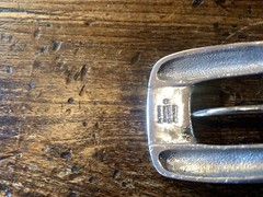 Douglas Magnus James Reid Style Sterling Silver Belt Buckle 48-49-1.25”/.75✅