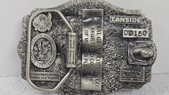 Great American Buckle Co. Belt Buckle Mens General Grant Cotton Co 1985