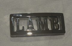 GWEN STEFANI L.A.M.B. LAMB NO DOUBT Belt Buckle