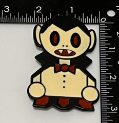 Vampire Dracula Boy Cartoon Belt Buckle Enamel Metal Men Woman Unisex Cartoon
