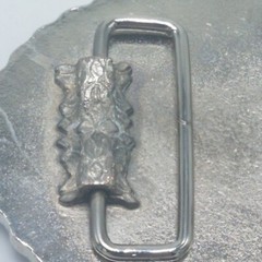 Vintage Calgary Stampede City Bullshooter&rsquo;s Belt Buckle EUC 3 1/2&Prime; x 2 3/4&Prime;