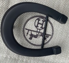 Hermes Buckle Waist Belt 38mm Plated Black Hermès Fer à Cheval horseshoe-shaped