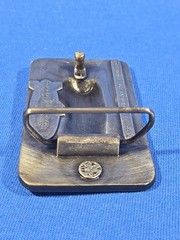 Vintage 1974 Goodyear Tire and Rubber Company Blimp Belt Buckle MARKED REPRO