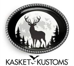 Deer Belt Buckle – Nature Lover Hunter Handmade Oval Belt Buckle – 646