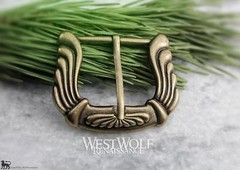 16th Century Nobility Belt Buckle in Bronze Finish – Renaissance/Medieval/Noble
