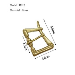 Solid Brass High End Casual Belt Buckle 40mm Pin Buckle Quick Release Accessory