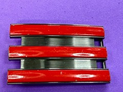 Adidas Golf 3 Stripe Red Gray Color – Trophy Award Style Sports Belt Buckle