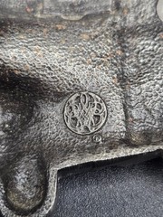 Bergamot Brass Works RV Camper Belt Buckle Silver Tone 1989 Vintage Retro USA
