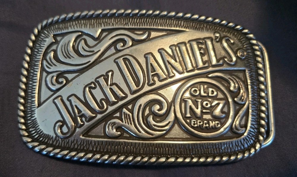 2005 Jack Daniel&rsquo;s JD Old Number 7 TN Whiskey Metal 4-in Belt Buckle (5007JD)