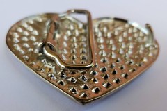 NEW WOMEN HEART RHINESTONES RED LOVE SWEET BELT BUCKLE