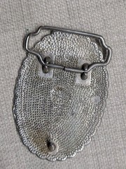 vintage DAISY belt buckle ENGRAVED western FLORAL western cowboy
