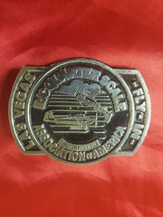 Las Vegas Fly-In R/C Quarter Scale Airplane Belt Buckle 3 1/4&Prime; x 2 1/2&Prime;