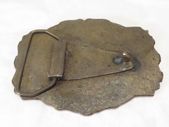 Belt Buckle Wells Fargo & Company Pony Express Metal 4&Prime;x3&Prime; Oval