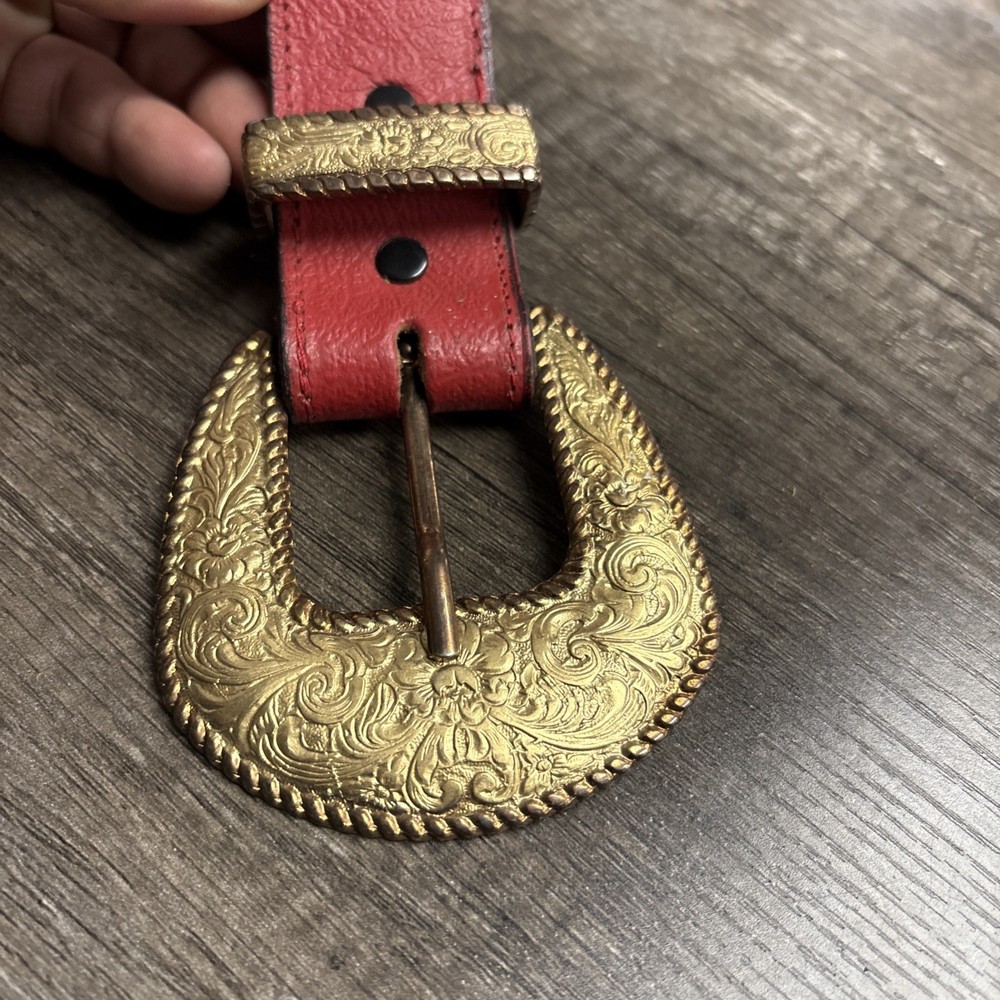 Vintage Hand Crafted Western Leather Champion Series Size 34