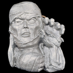 Mummy Haunted Spooky Egypt Tomb Sarcophagus Zinc Alloy Belt Buckle (New)