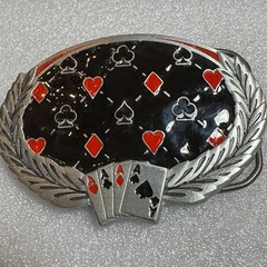 Great American Products 2008 Playing Cards Poker Ace Belt Buckle