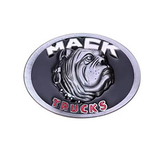 Mack Trucks Bulldog Belt Buckle 4X4 Enamel Semi Trucker Tractor Trailer Volvo