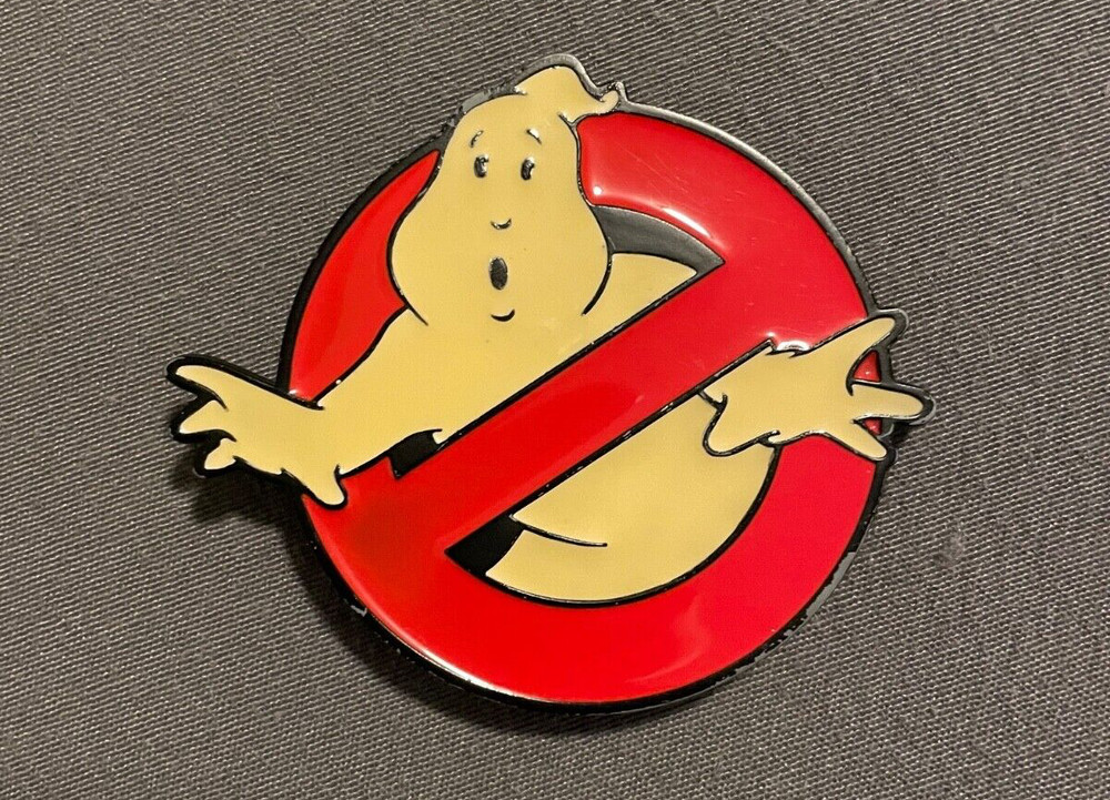 Ghostbusters 2&Prime; Belt Buckle Retro Logo Style Enamel 2009 Columbia