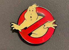Ghostbusters 2&Prime; Belt Buckle Retro Logo Style Enamel 2009 Columbia