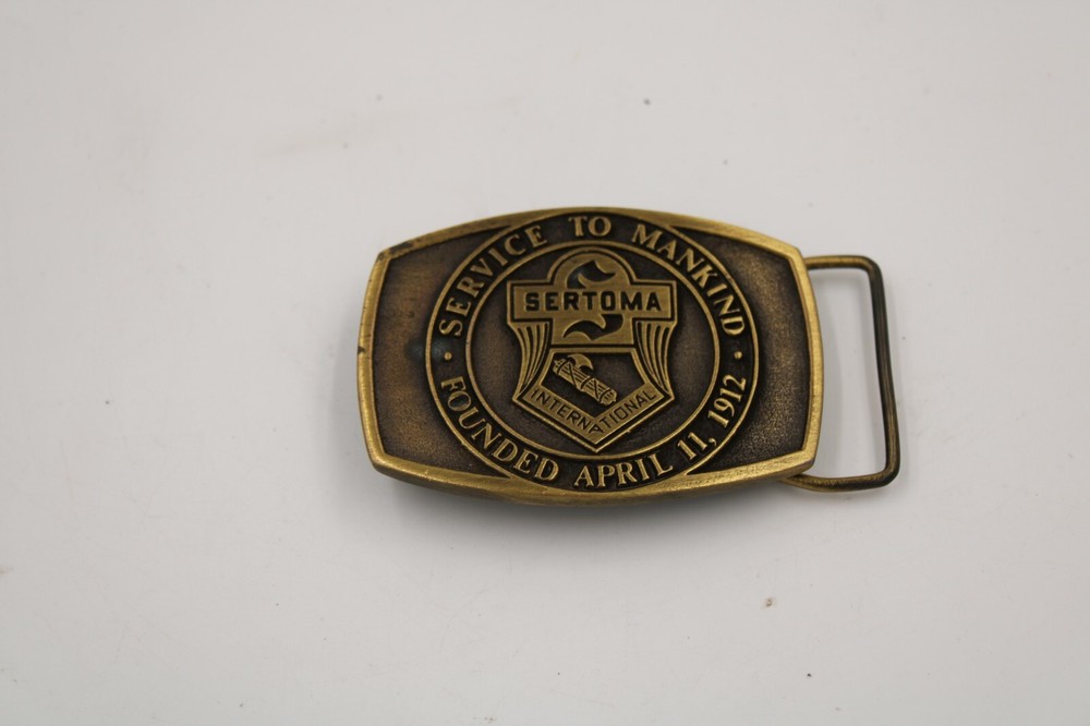 Sertoma International Belt Buckle Vintage