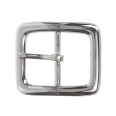 1 3/8&Prime; (35 mm) Nickel Free Single Prong Rectangular Center Bar Belt Buckle