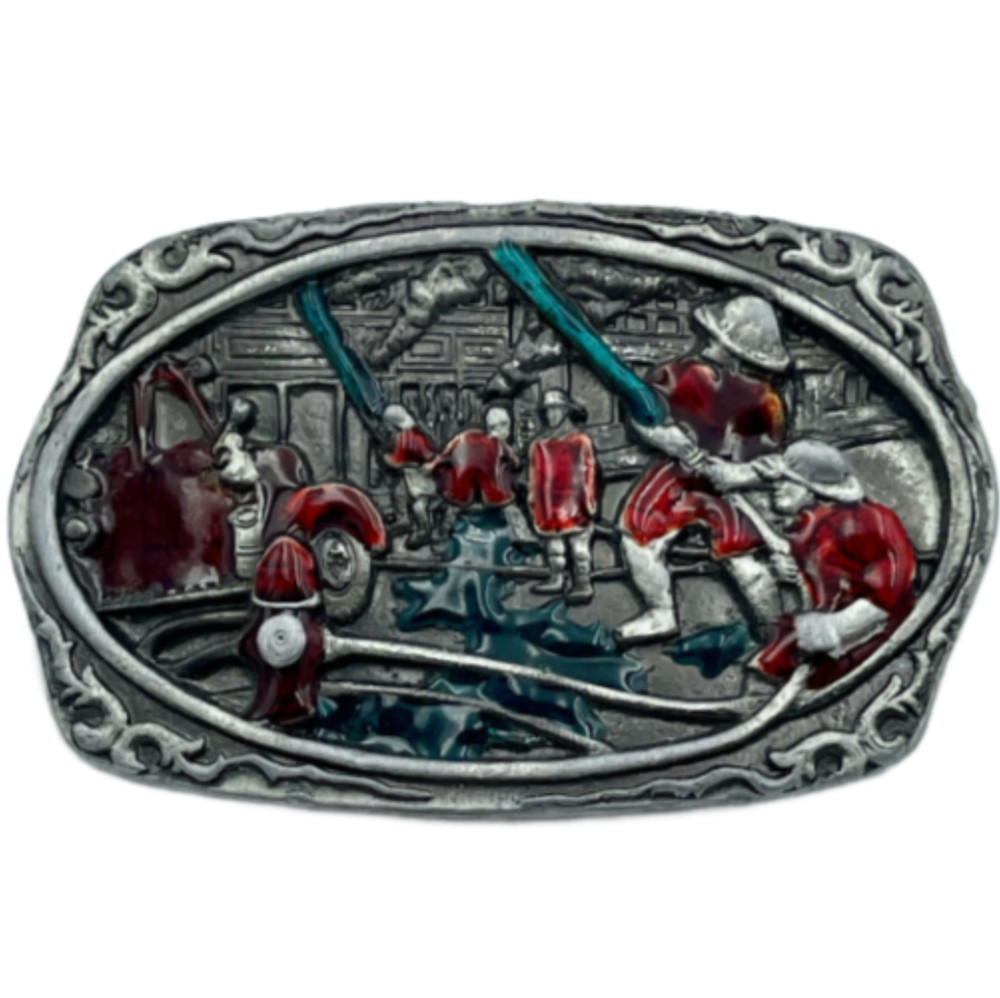 Fireman Firemen Firefighter Dept. Fd Belt Buckle Boucle Ceintures