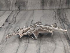 Star & Guns Firearms Tommy Gun Sub Machines Silver Chrome Belt Buckle Hot Topic?