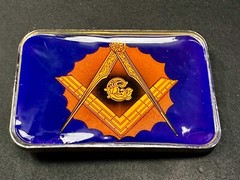 Masonic Fraternity Fraternal Freemasonry Mason Masonic G Rule Belt Buckle
